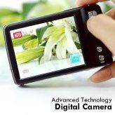 Lliira 8MP 3x Optical Zoom Digital Camera with Smile Detection and