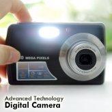 Lliira 8MP 3x Optical Zoom Digital Camera with Smile Detection and