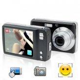 Lliira 8MP 3x Optical Zoom Digital Camera with Smile Detection and 3 Inch Touch Panel