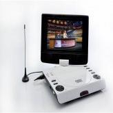 Portable Multimedia DVD Player with 7 Inch Widescreen (White)