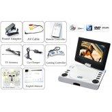 Portable Multimedia DVD Player with 7 Inch Widescreen (White)