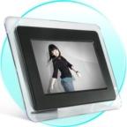 7 Inch Digital Photo Frame with Smooth Slideshow