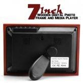 7 Inch Wooden Digital Photo Frame and Media Player