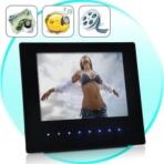 8 Inch HD Multimedia Digital Photo Frame with Touch Buttons and Remote