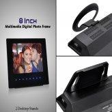 8 Inch HD Multimedia Digital Photo Frame with Touch Buttons and Remote