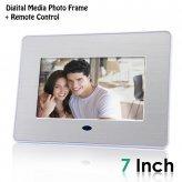 Mirage - 7 Inch Digital Media Photo Frame + Remote Control