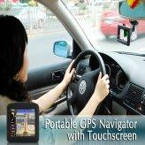 Portable GPS Navigator and Multimedia Player (3.5 Inch Screen)