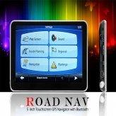 Road Nav - 5 Inch Touchscreen GPS Navigator with Bluetooth