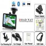 Road Nav - 5 Inch Touchscreen GPS Navigator with Bluetooth