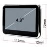 Portable GPS Navigator and Multimedia Player (4.3 Inch Screen)