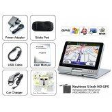 Navitron 5 Inch HD Touchscreen GPS Navigator with Metal Cover