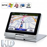 Navitron 5 Inch HD Touchscreen GPS Navigator with Metal Cover (4GB, 600MHz CPU, SiRF V)