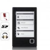 Harmony eBook Reader with 6 Inch e-ink Display + MP3 Player