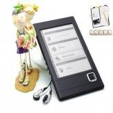 Harmony eBook Reader with 6 Inch e-ink Display + MP3 Player