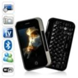 Gunslinger Cell Phone with Keyboard and Swivel Touchscreen